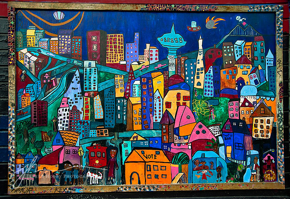 Mural, Mission District, #1, San Francisco, California