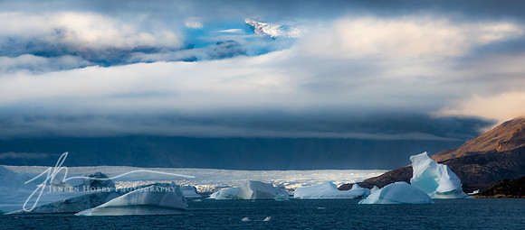 "Glacier creating Bergs"