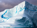"Iceberg in Mauve Light, detail"