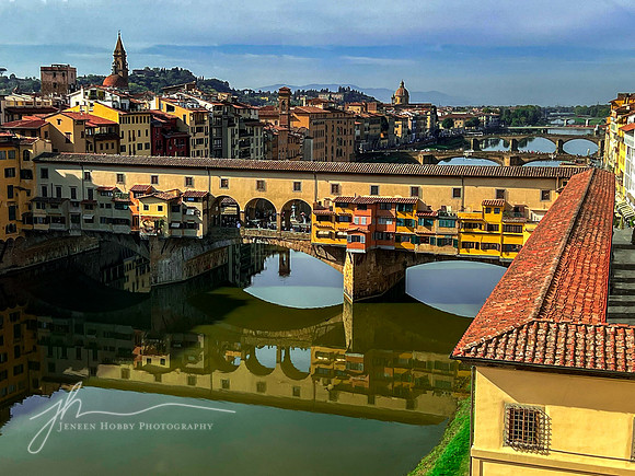 Ponte Vecchio from the Uffizi, Florence, Italy