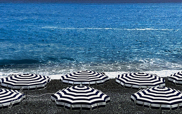 "Shelter by the Seaside", Ruhl Plage, "Ruhl Beach," Nice, France