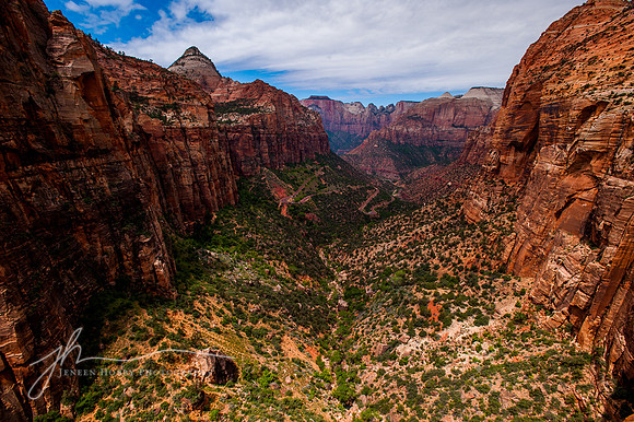 View near Angels Landing, Zion National Park, Utah