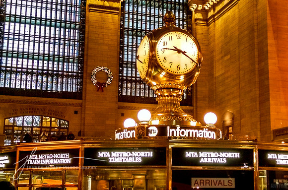 Clock in Grand Central Terminal