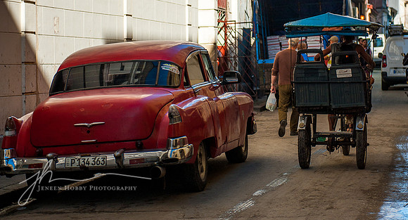 1953 Cadillac (rear), Havana, Cuba