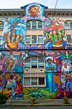 Mural, Mission District, #5, San Francisco, California