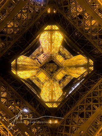 "Delicacy in Air"--the Eiffel Tower from below, Paris, France