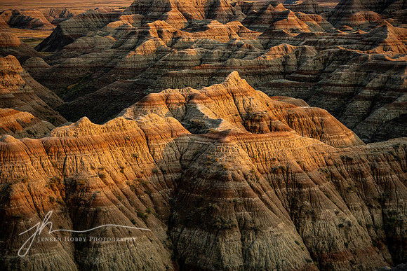 "Catching the Light", Burns Basin Overlook #2, The Badlands, South Dakota