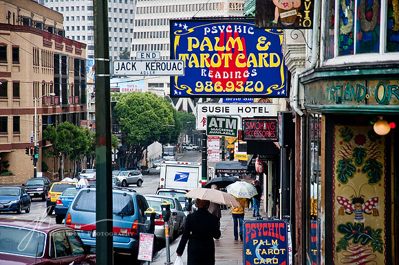 Jack Kerouac Alley (Adler Alley), North Beach, San Francisco, California