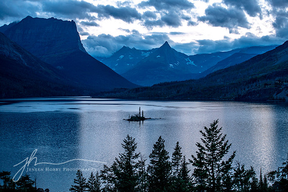 "Timeless", Wild Goose Island on St. Mary Lake #1, Glacier National Park, Montana