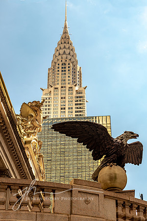 The Chrysler Building with Grand Central in foreground