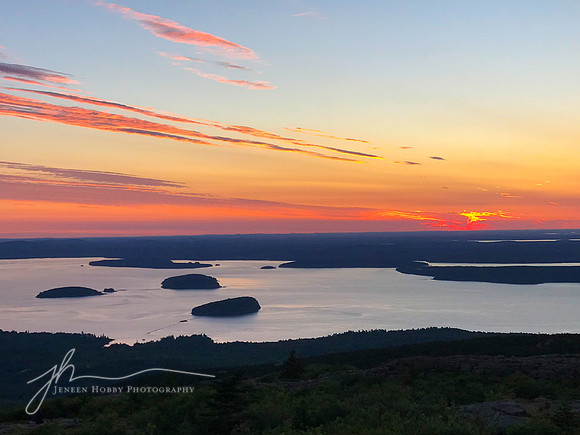Sunrise from Cadillac Mountain #1, Acadia National Park