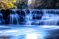 "Autumn Cascade", Double Decker Falls, South Chagrin Reservation, #1, Ohio