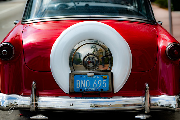 1953 Ford Customline, rear view, Miami, Florida