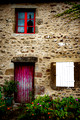 "Pretty in Pink and Red", Saint-Céneri-le-Gérei village, Normandy #3, France