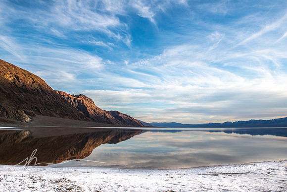 "Ephemeral Wonder"--ancient Lake Manly, Death Valley, California
