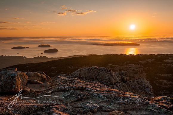 Sunrise from Cadillac Mountain #2, Acadia National Park