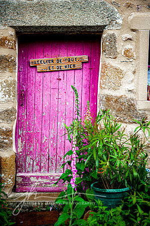 Saint-Céneri-le-Gérei village, "The studio of everything and nothing," Normandy #4, France