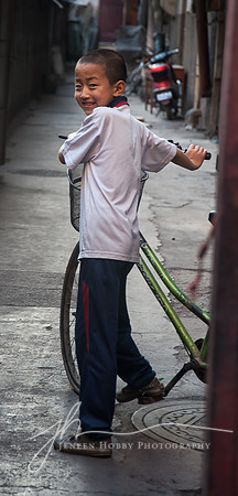 Boy in Datong, China